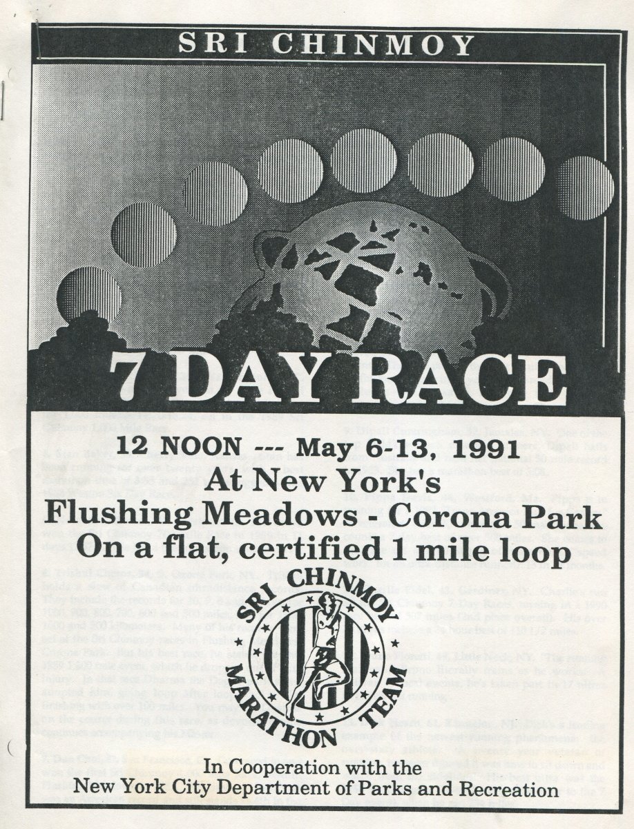 Sri Chinmoy 7-Day Race, May 6 - 13, 1991